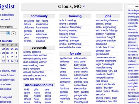 craig list st louis mo|st louis craigslist org.